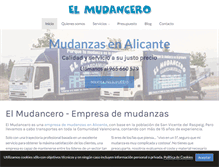 Tablet Screenshot of elmudancero.com